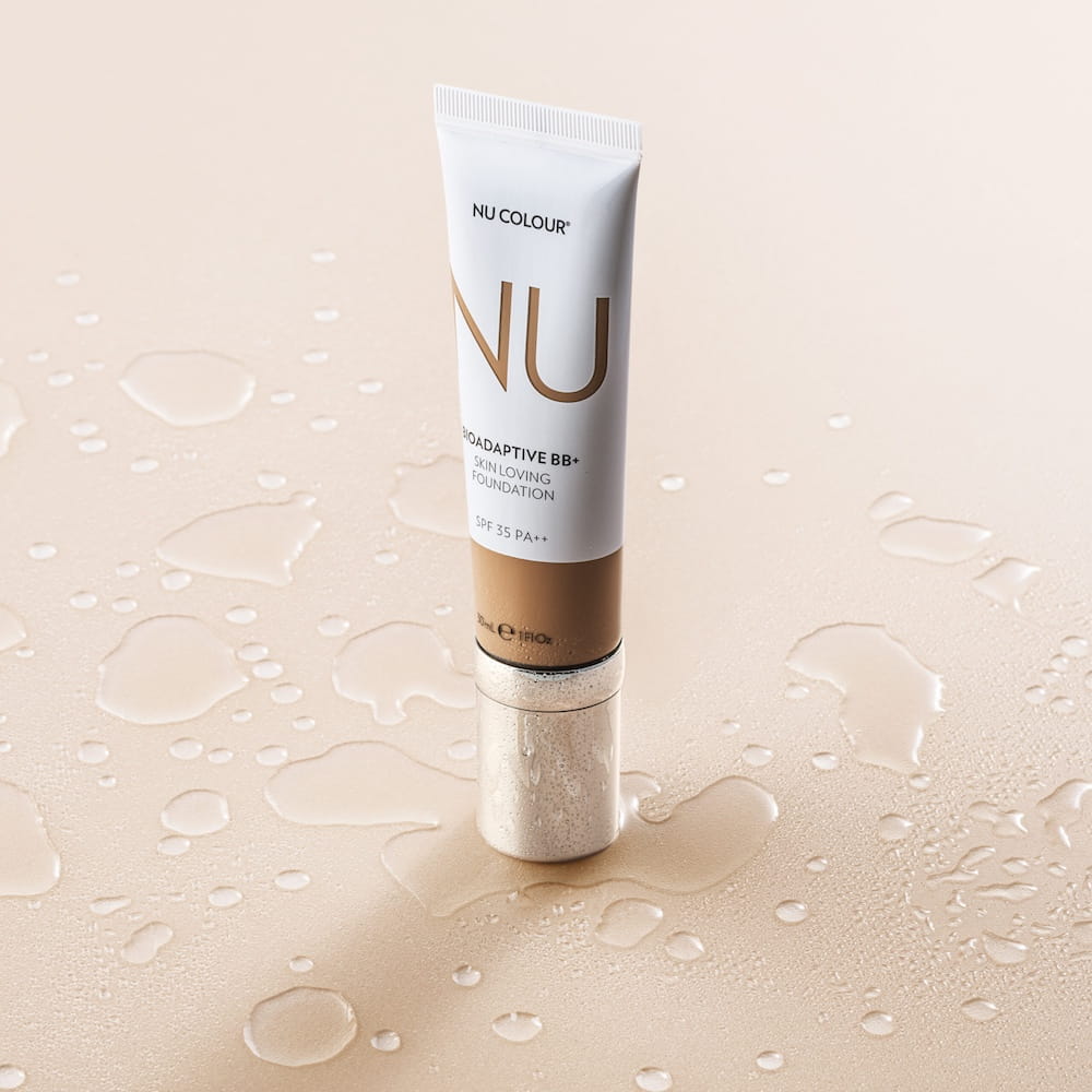 Nu Colur Foundation BB+ gegen blaues Licht von NuSkin