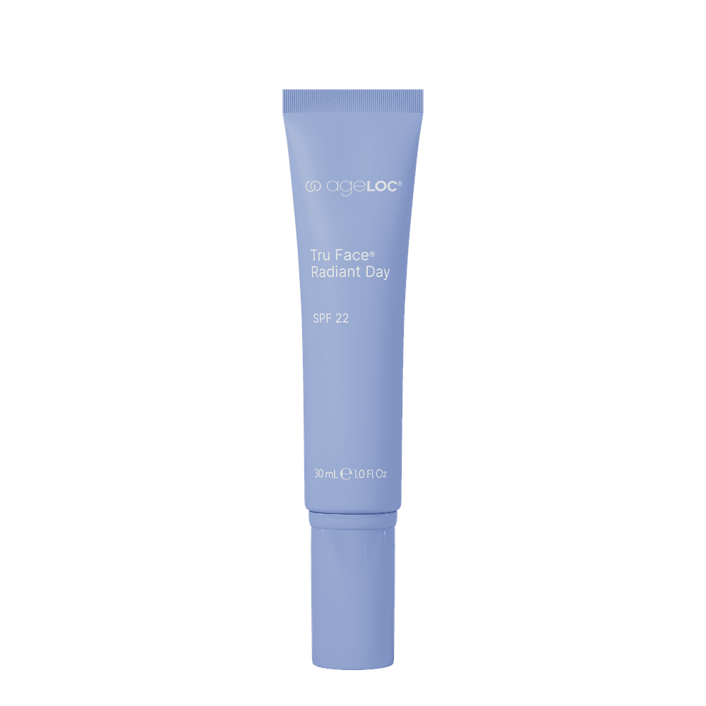 ageLOC Tru Face Radiant Day – Tagescreme mit ageLOC-Technologie & LSF 22 schützt vor UV-Strahlen, spendet Feuchtigkeit & sorgt für strahlende Haut.