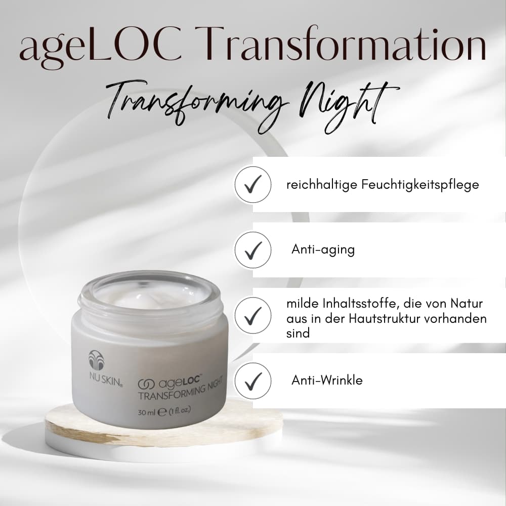 nu skin transforming night cream