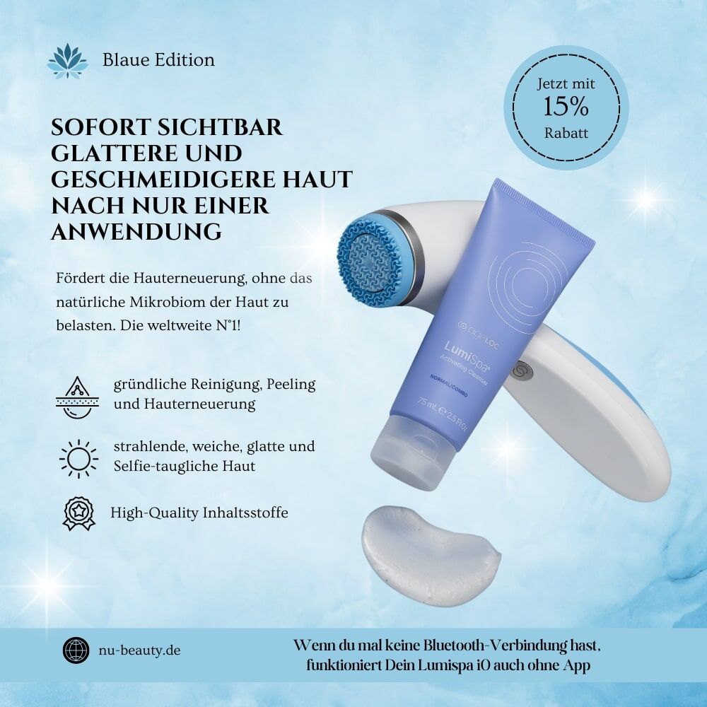 Nu Skin lumispa io - blauer lumi
