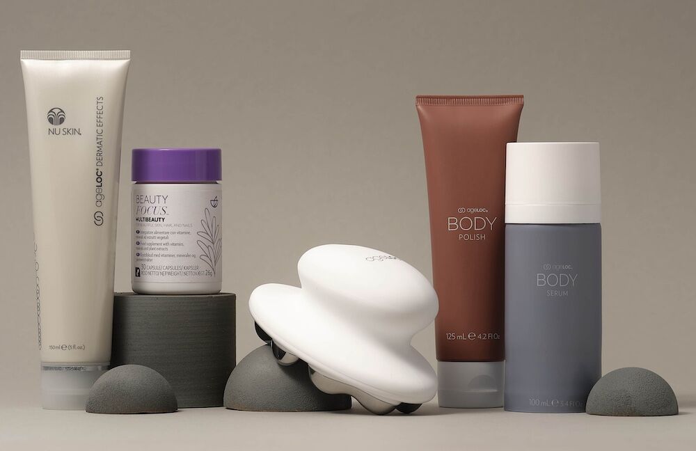 WellSpa IO Nu Skin 5tlg. Set I Body Polish + Dermatic Effect